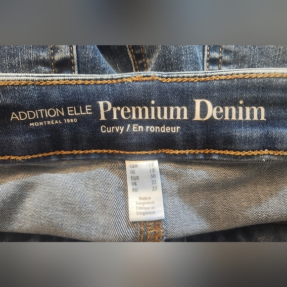 Addition Elle High Rise Blue Jeans - Picture 2 of 6